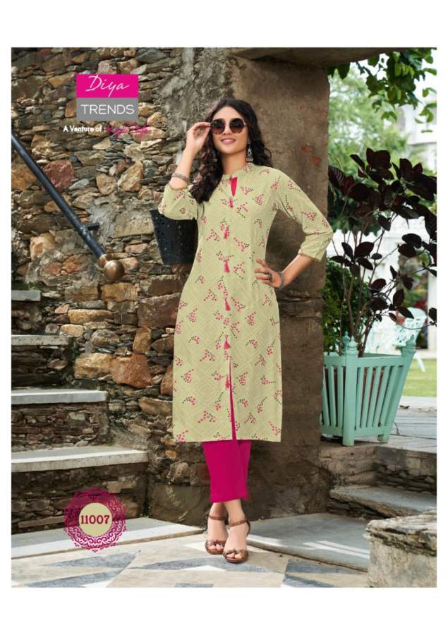 Gardencity 11 Fancy Ethnic Wear Rayon Designer Kurti Latest Collection